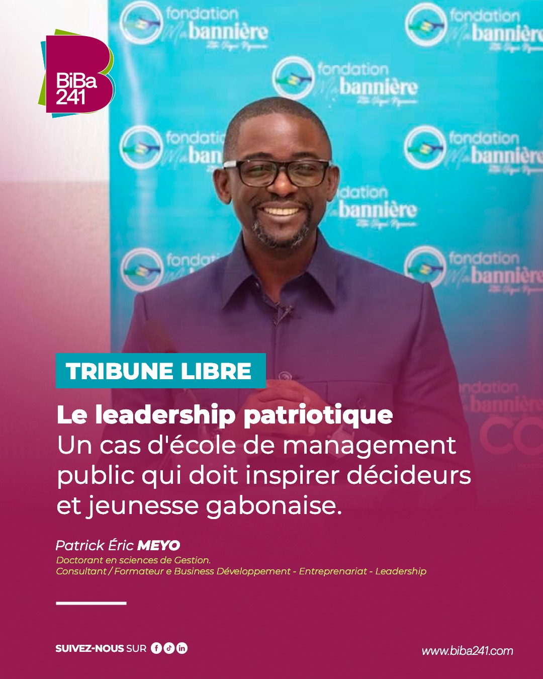  Anges Kevin NZIGOU présent la vision de la plateforme